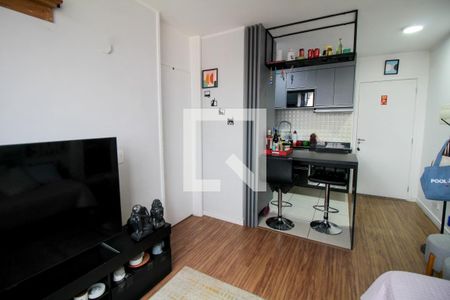Sala/Cozinha de apartamento para alugar com 1 quarto, 35m² em Mooca, São Paulo