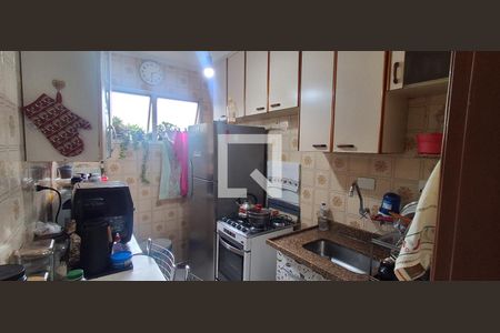 Cozinha  de apartamento à venda com 1 quarto, 36m² em Vila Helena, São Bernardo do Campo