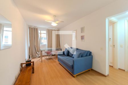 Sala de apartamento para alugar com 1 quarto, 43m² em Consolação, São Paulo