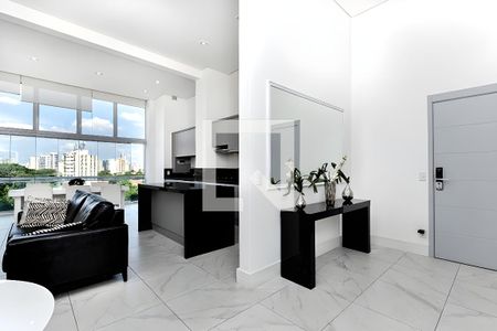 Sala de apartamento para alugar com 1 quarto, 85m² em Cidade Monções, São Paulo