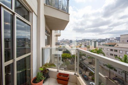 Varanda da Sala de apartamento à venda com 4 quartos, 157m² em Buritis, Belo Horizonte