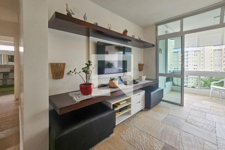 Sala de apartamento para alugar com 3 quartos, 94m² em Parque Enseada, Guarujá