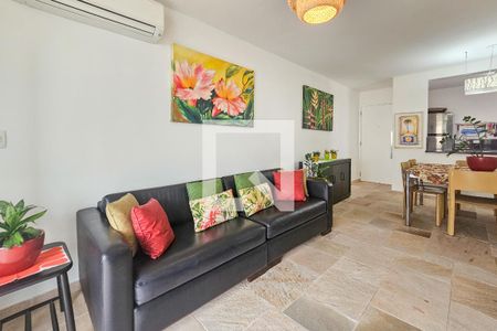 Sala de apartamento para alugar com 3 quartos, 89m² em Parque Enseada, Guarujá