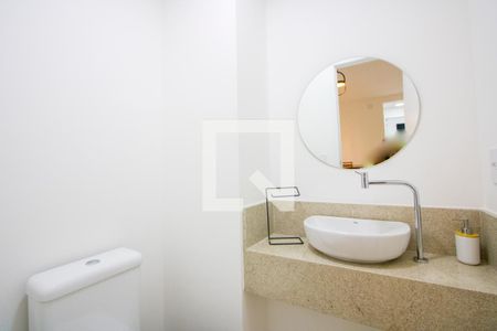Lavabo de apartamento para alugar com 3 quartos, 116m² em Vila Bastos, Santo André