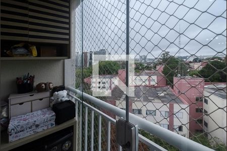 Varanda da Sala de apartamento à venda com 2 quartos, 49m² em Jardim Patente, São Paulo