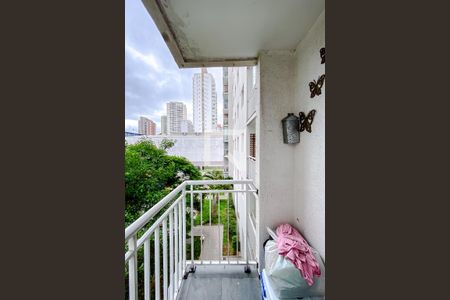 Varanda da Sala de apartamento à venda com 3 quartos, 59m² em Jardim Sabara, São Paulo
