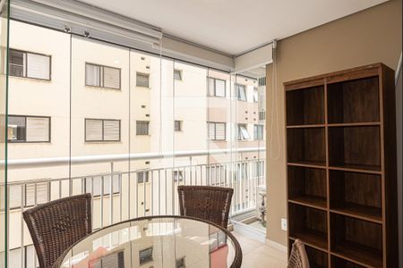 Varanda de kitnet/studio para alugar com 1 quarto, 32m² em Bela Vista, São Paulo