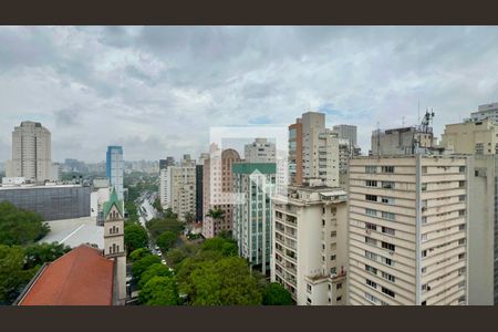 Vista da Varanda de kitnet/studio para alugar com 1 quarto, 22m² em Jardim Paulista, São Paulo