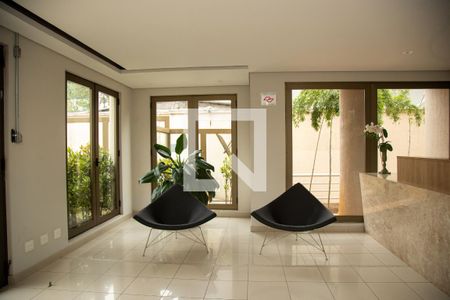 Área comum de apartamento à venda com 1 quarto, 67m² em Brooklin Novo, São Paulo