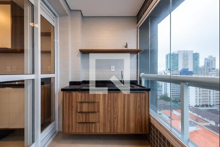 Varanda de apartamento para alugar com 1 quarto, 53m² em Boqueirão, Santos