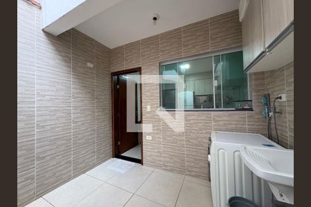 Lavanderia de casa à venda com 3 quartos, 130m² em Vila Linda, Santo André