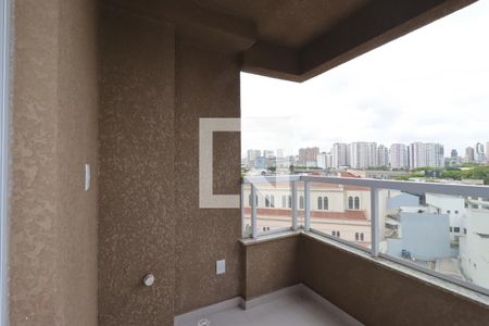 Varanda da Sala de apartamento para alugar com 2 quartos, 60m² em Santa Terezinha, Santo André