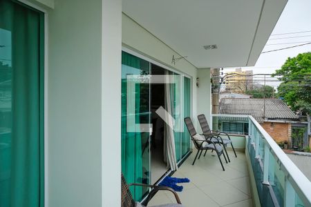 Varanda da Sala de casa à venda com 3 quartos, 249m² em Vila Angelina, São Bernardo do Campo