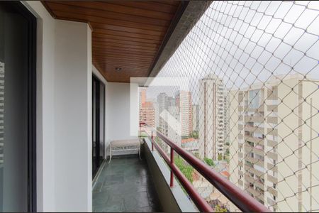 Varanda da sala de apartamento à venda com 4 quartos, 199m² em Jardim Vila Mariana, São Paulo