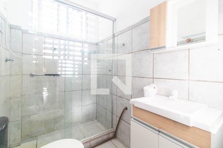 Banheiro de apartamento à venda com 1 quarto, 40m² em Menino Deus, Porto Alegre