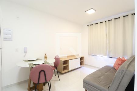 Sala/Cozinha/Área de serviço de apartamento para alugar com 1 quarto, 25m² em Barra Funda, São Paulo