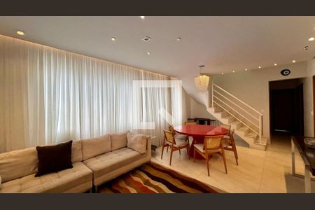 Sala de apartamento à venda com 3 quartos, 200m² em Lourdes, Belo Horizonte