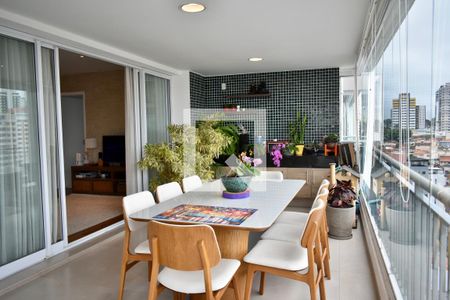 Varanda de apartamento à venda com 3 quartos, 100m² em Chácara Inglesa, São Paulo