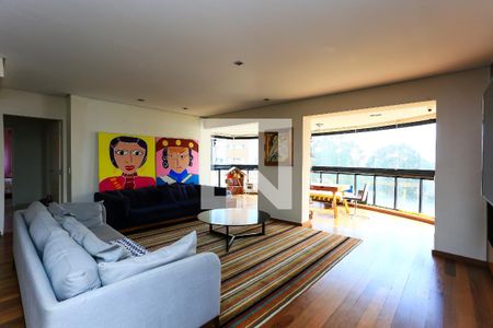 Sala  de apartamento à venda com 3 quartos, 160m² em Vila Andrade, São Paulo