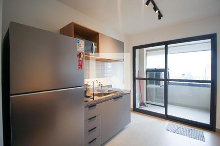 Cozinha de kitnet/studio para alugar com 1 quarto, 29m² em Vila Olímpia, São Paulo
