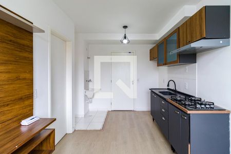 Sala/Cozinha de apartamento para alugar com 1 quarto, 26m² em Vila Nova das Belezas, São Paulo