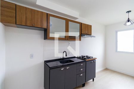 Sala/Cozinha de apartamento para alugar com 1 quarto, 26m² em Vila Nova das Belezas, São Paulo