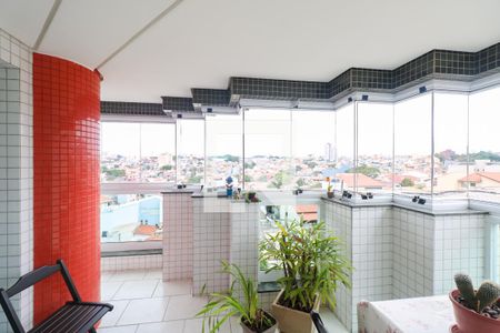Varanda da Sala de apartamento à venda com 3 quartos, 188m² em Olímpico, São Caetano do Sul