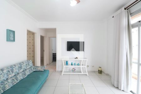 Sala de apartamento para alugar com 2 quartos, 100m² em Balneário Cidade Atlântica, Guarujá