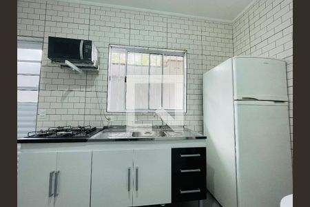 Sala/cozinha de kitnet/studio para alugar com 1 quarto, 22m² em Portal dos Gramados, Guarulhos