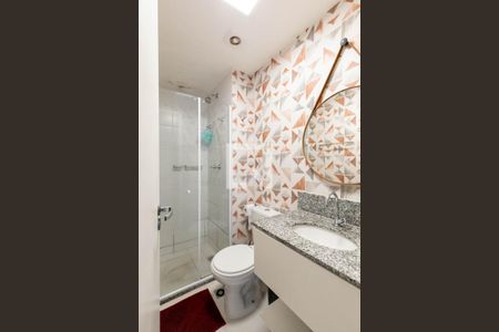 Banheiro de kitnet/studio para alugar com 1 quarto, 24m² em Consolação, São Paulo