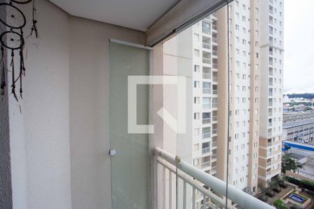 Varanda da Sala de apartamento à venda com 2 quartos, 55m² em Piraporinha, Diadema