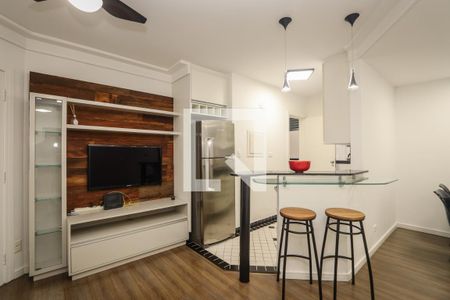 Sala de apartamento à venda com 1 quarto, 43m² em Vila Suzana, São Paulo