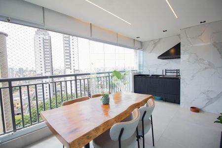 Varanda Gourmet de apartamento à venda com 2 quartos, 70m² em Vila Albertina, São Paulo