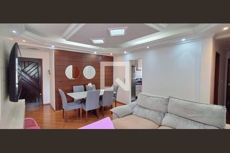 Sala de apartamento à venda com 3 quartos, 87m² em Santa Maria, São Caetano do Sul