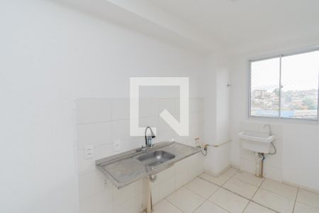 Cozinha e Área de Serviço de apartamento à venda com 2 quartos, 54m² em Jardim Riacho das Pedras, Contagem