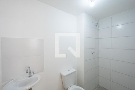 Banheiro Social de apartamento à venda com 1 quarto, 25m² em Jardim Oriental, São Paulo