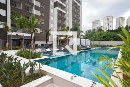 Piscina  de apartamento à venda com 1 quarto, 25m² em Vila Andrade, São Paulo