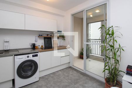 Quarto/Cozinha  de apartamento à venda com 1 quarto, 25m² em Vila Andrade, São Paulo