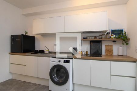 Quarto/Cozinha  de apartamento à venda com 1 quarto, 25m² em Vila Andrade, São Paulo