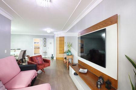 Sala de apartamento à venda com 3 quartos, 130m² em Vila Caminho do Mar, São Bernardo do Campo