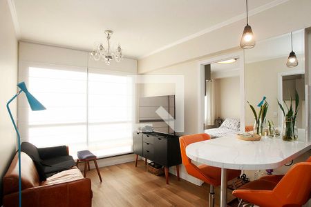 Sala de apartamento à venda com 2 quartos, 51m² em Santa Cecília, Porto Alegre