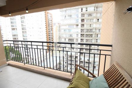 Sacada da Sala de apartamento para alugar com 2 quartos, 74m² em Parque Residencial Aquarius, São José dos Campos
