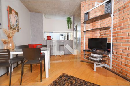 Sala de apartamento para alugar com 1 quarto, 50m² em Funcionários, Belo Horizonte