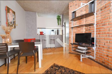 Sala de apartamento para alugar com 1 quarto, 50m² em Funcionários, Belo Horizonte