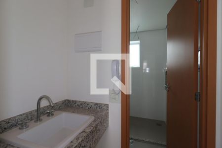 Banheiro Social de kitnet/studio à venda com 1 quarto, 30m² em Jardim, Santo André