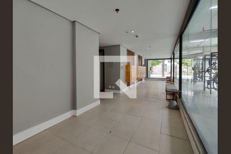 Fachada e portaria de apartamento à venda com 2 quartos, 52m² em Santo Cristo, Rio de Janeiro