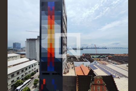 Vista da Sala de apartamento à venda com 2 quartos, 52m² em Santo Cristo, Rio de Janeiro