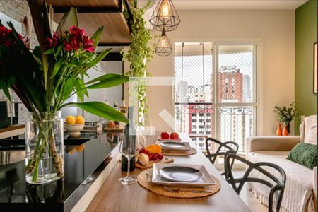 Sala de apartamento à venda com 1 quarto, 45m² em Vila Nova Conceição, São Paulo