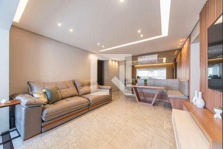 Sala de apartamento à venda com 3 quartos, 103m² em Vila Assunção, Santo André