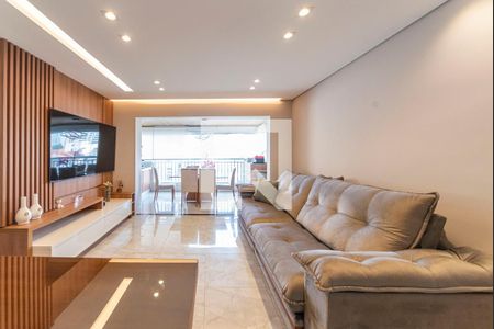 Sala de apartamento à venda com 3 quartos, 103m² em Vila Assunção, Santo André